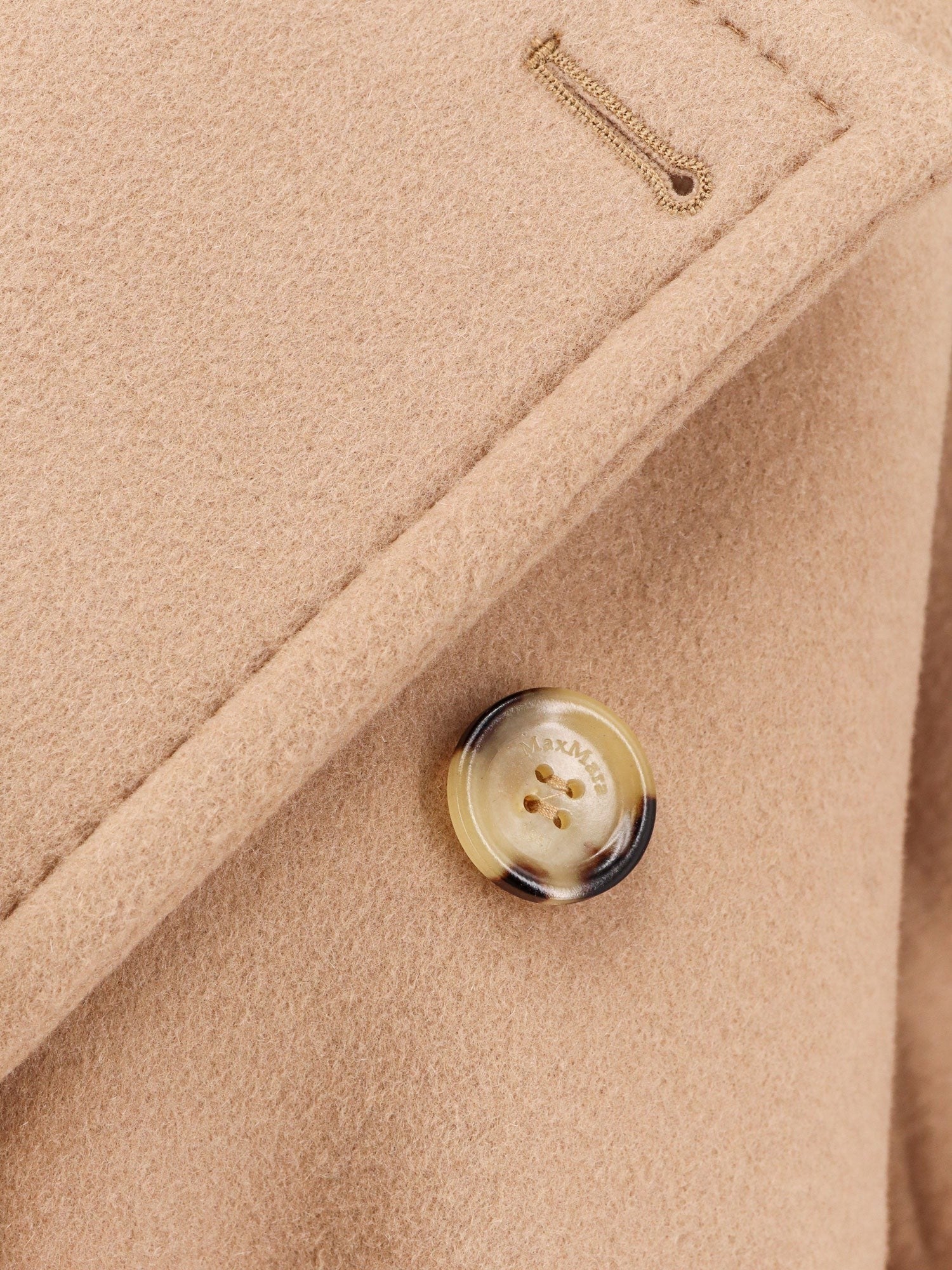 Max Mara Women's Oversize Virgin Wool and Cashmere Coat Beige