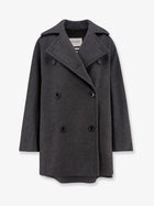 Max Mara Women's Oversize Virgin Wool and Cashmere Coat Grey