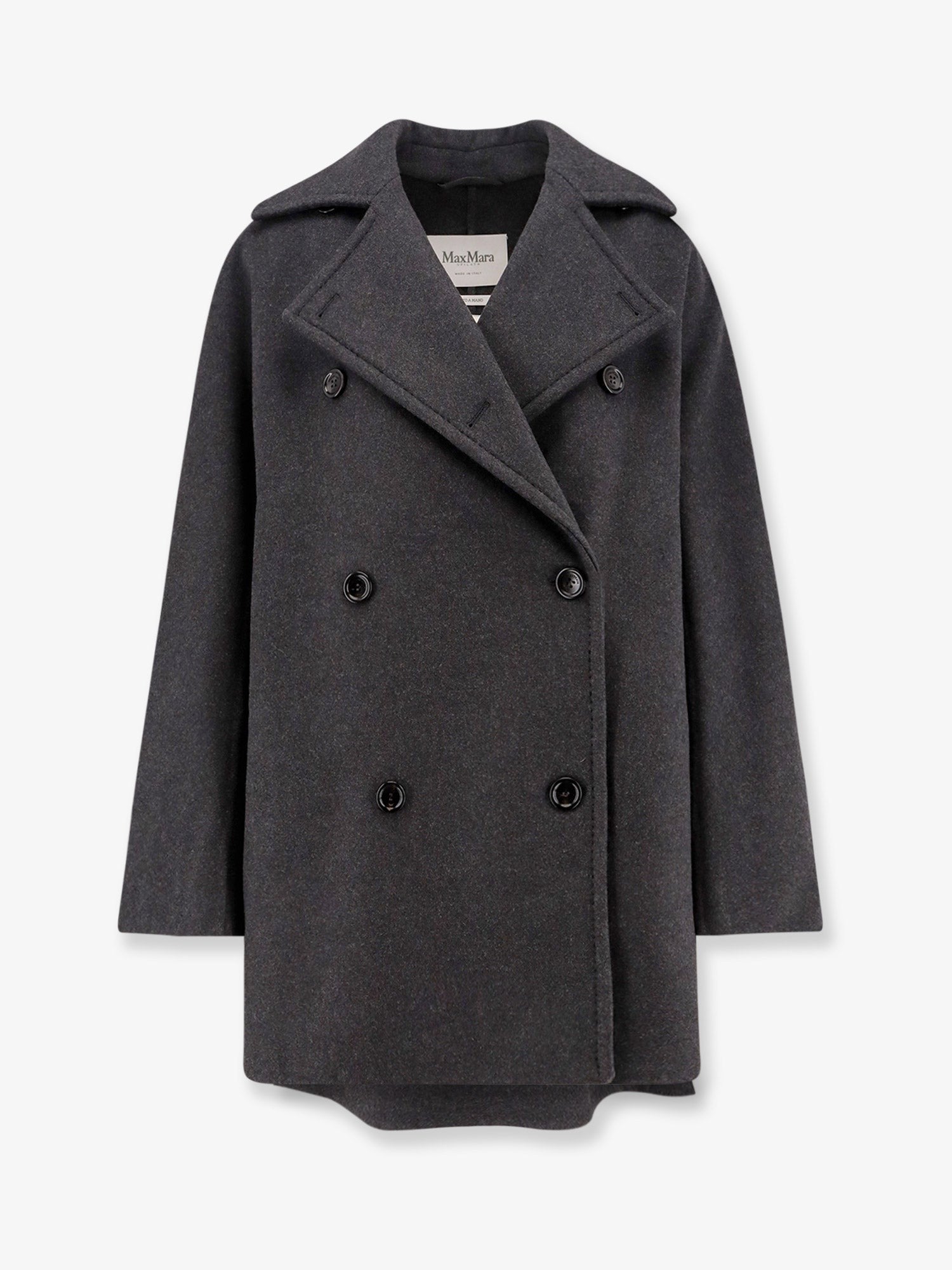 Max Mara Women's Oversize Virgin Wool and Cashmere Coat Grey
