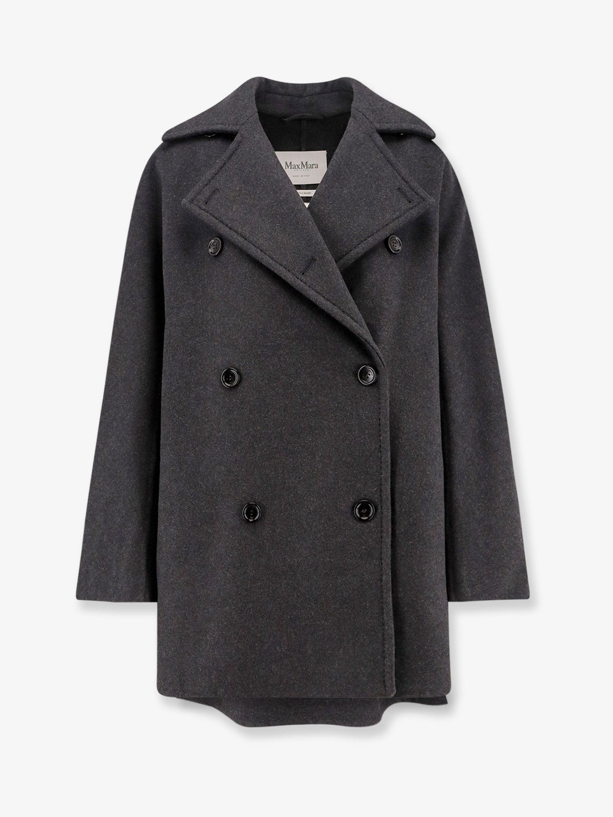 Max Mara Women's Oversize Virgin Wool and Cashmere Coat Grey