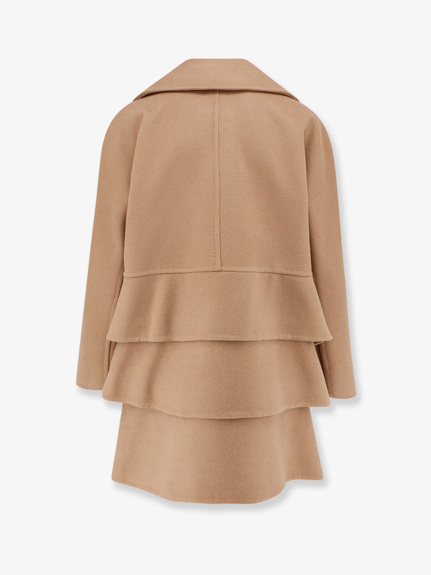 Max Mara Women's Oversize Virgin Wool and Cashmere Coat Beige