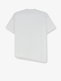 Loewe Women's Asymmetric Cotton Blend Shirt White