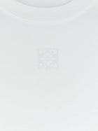 Loewe Women's Asymmetric Cotton Blend Shirt White, view 5