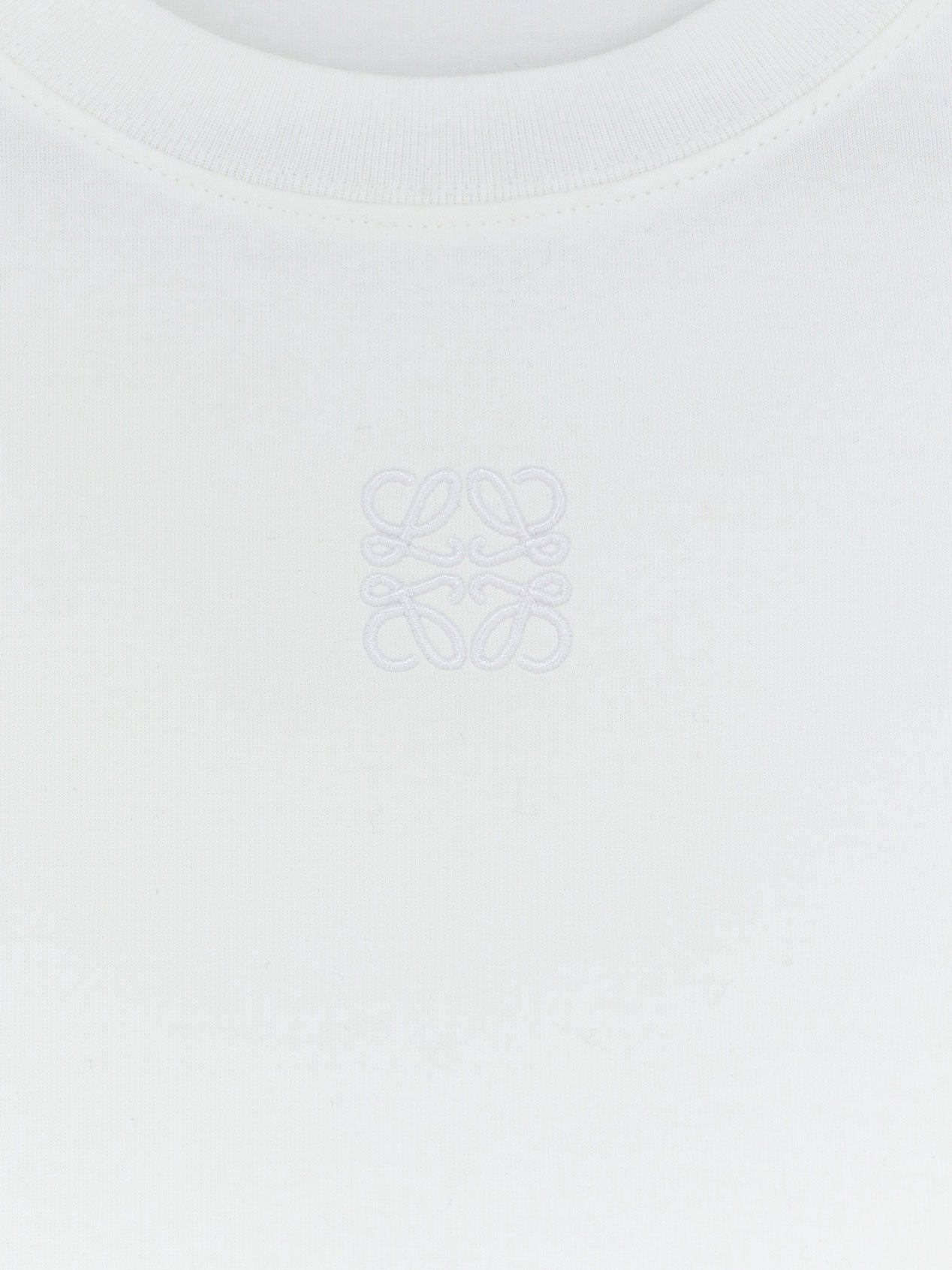 Loewe Women's Asymmetric Cotton Blend Shirt White
