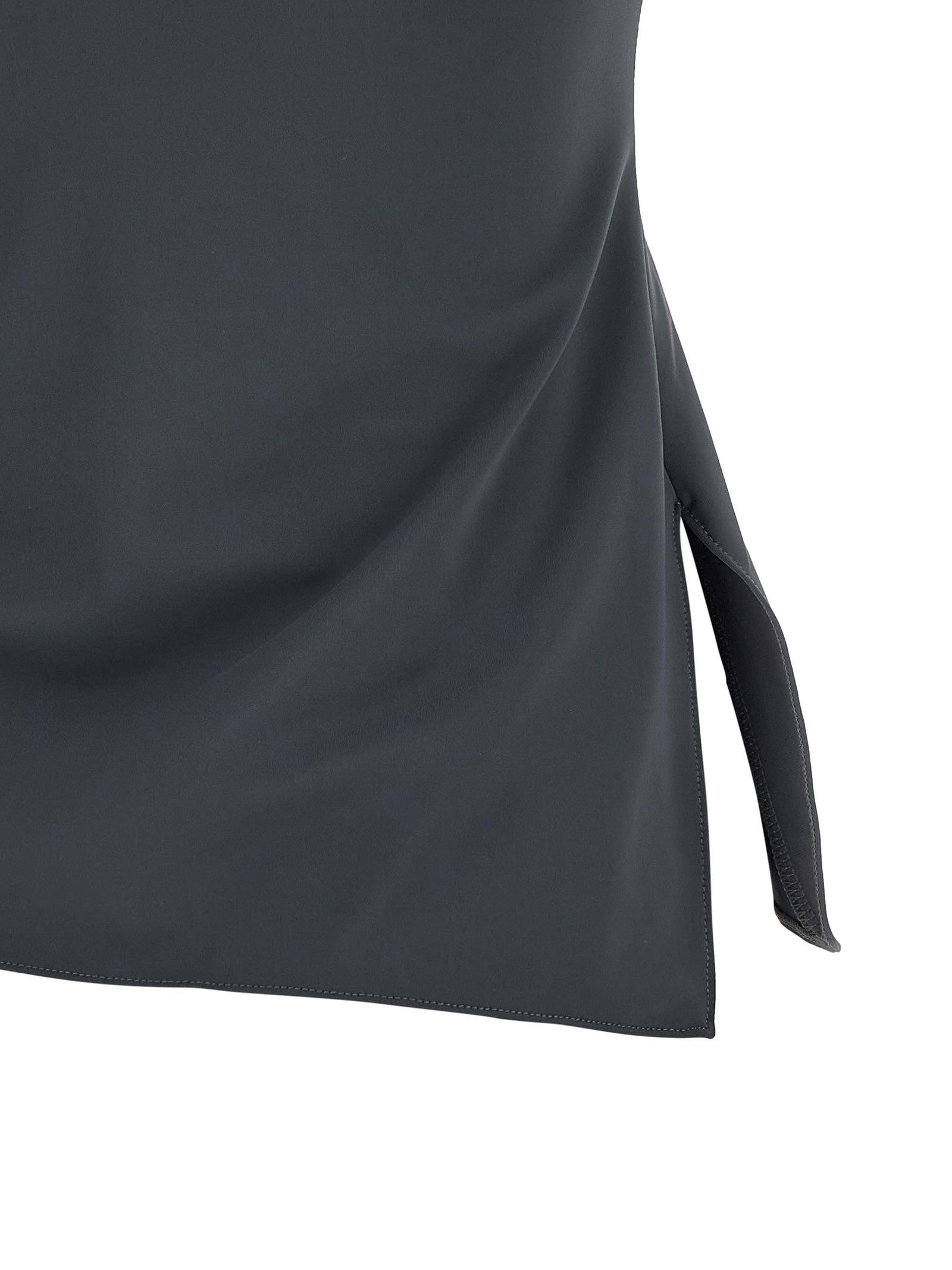 Coperni Asymmetric Flower Top Grey