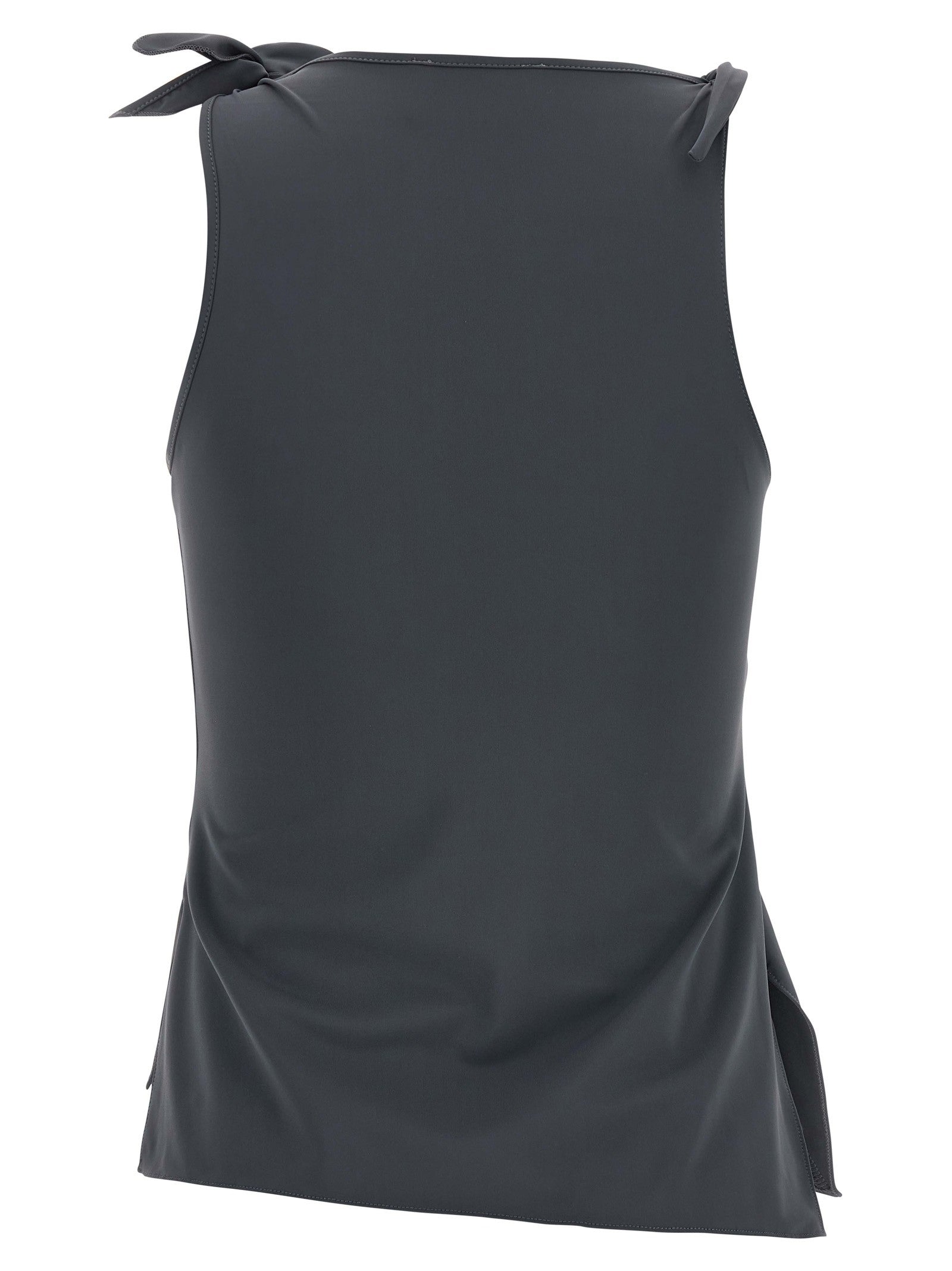 Coperni Asymmetric Flower Top Grey