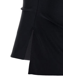 Coperni Asymmetric Flower Top Black