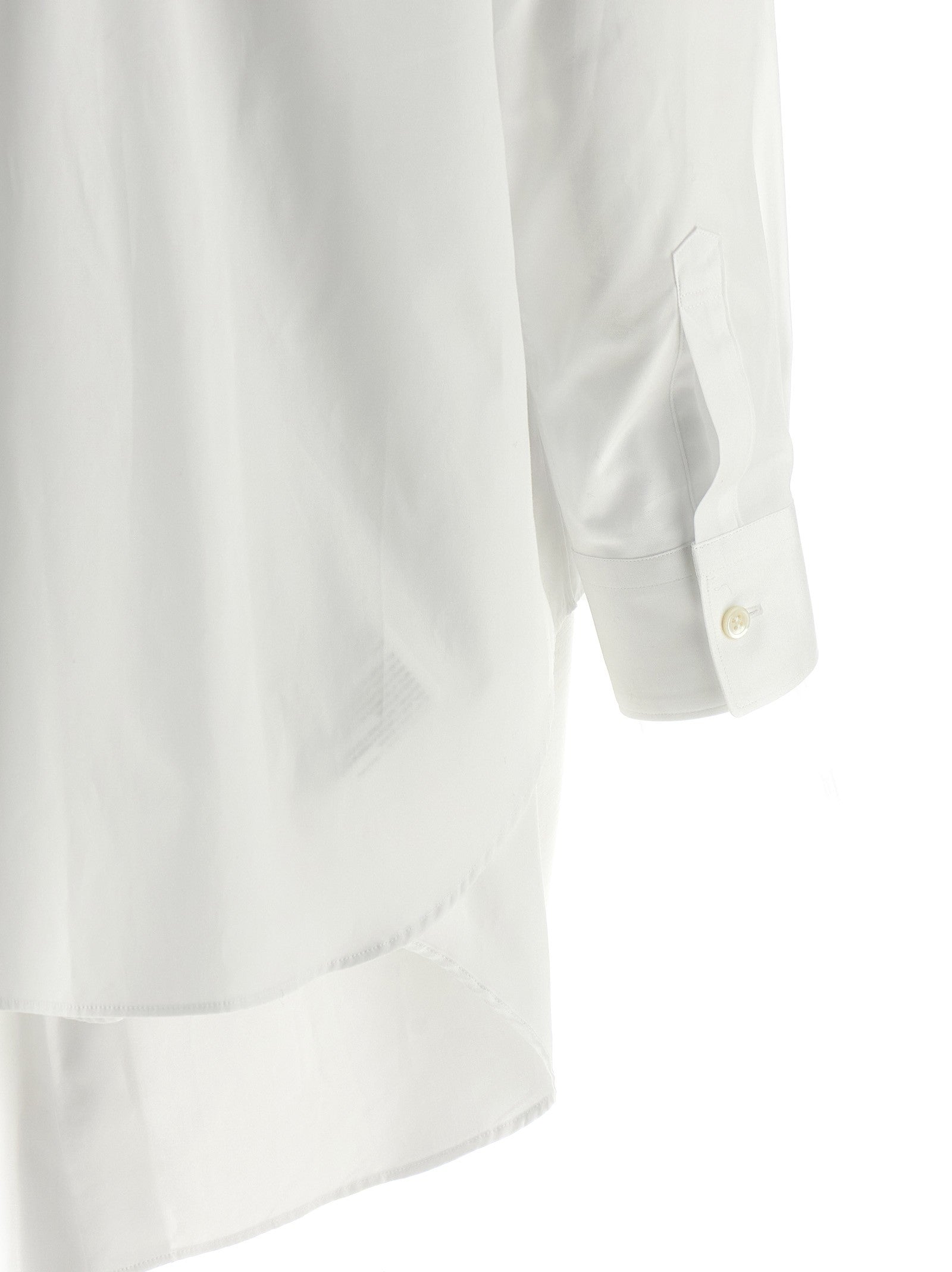 Comme Des Garçons Asymmetric Hem Shirt White