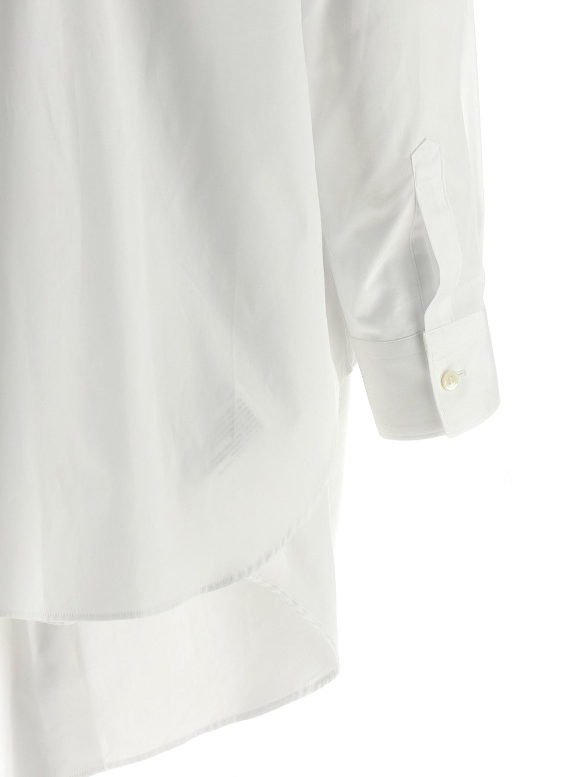 Comme Des Garçons Asymmetric Hem Shirt White, view 4