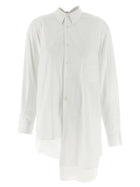 Comme Des Garçons Asymmetric Hem Shirt White