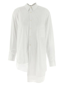 Comme Des Garçons Asymmetric Hem Shirt White