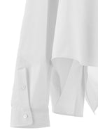 Balenciaga Asymmetric Shirt White, view 4