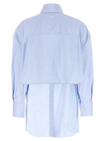 Givenchy Asymmetric Shirt Blue