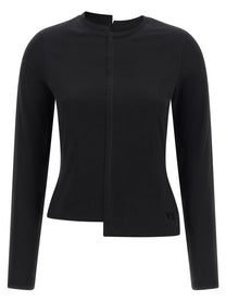 Y-3 Asymmetric Shirt Black