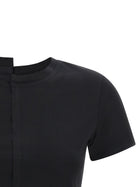Y-3 Asymmetric Shirt Black, view 3