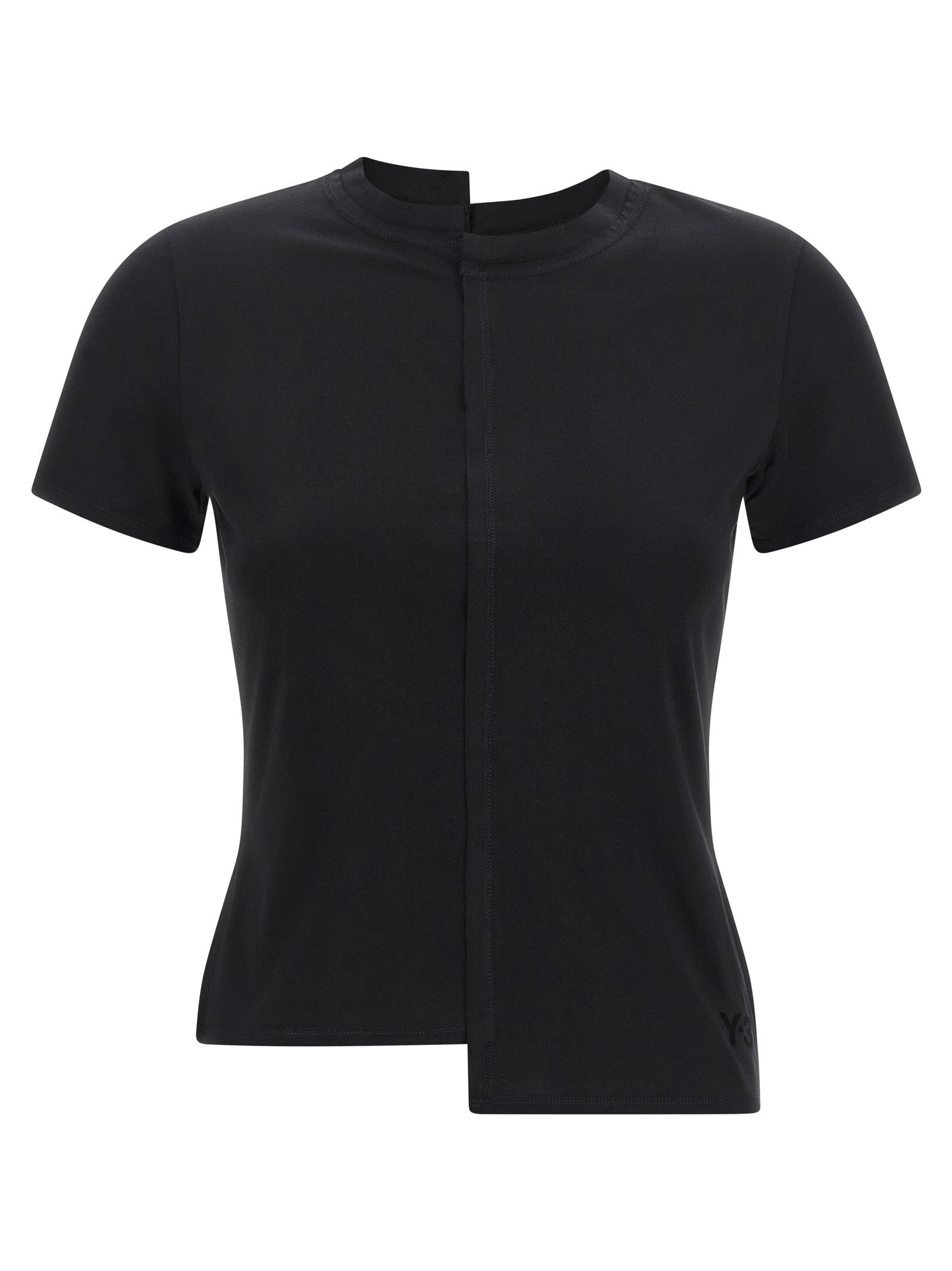 Y-3 Asymmetric Shirt Black