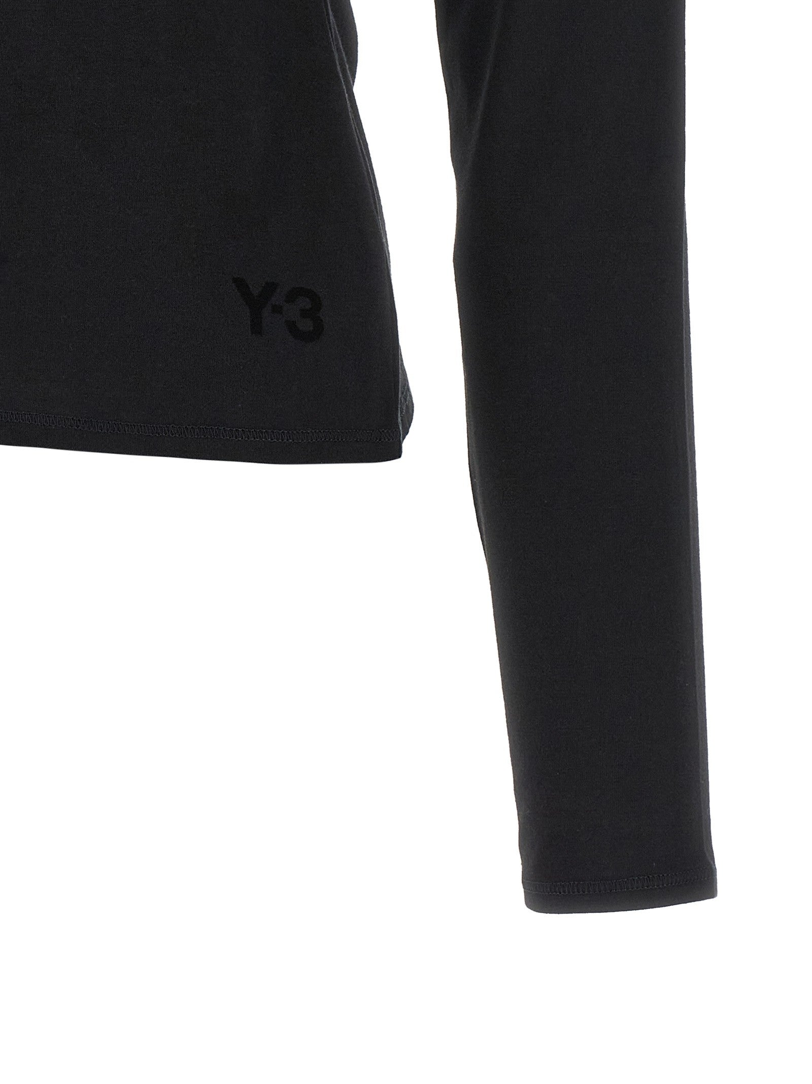 Y-3 Asymmetric Shirt Black