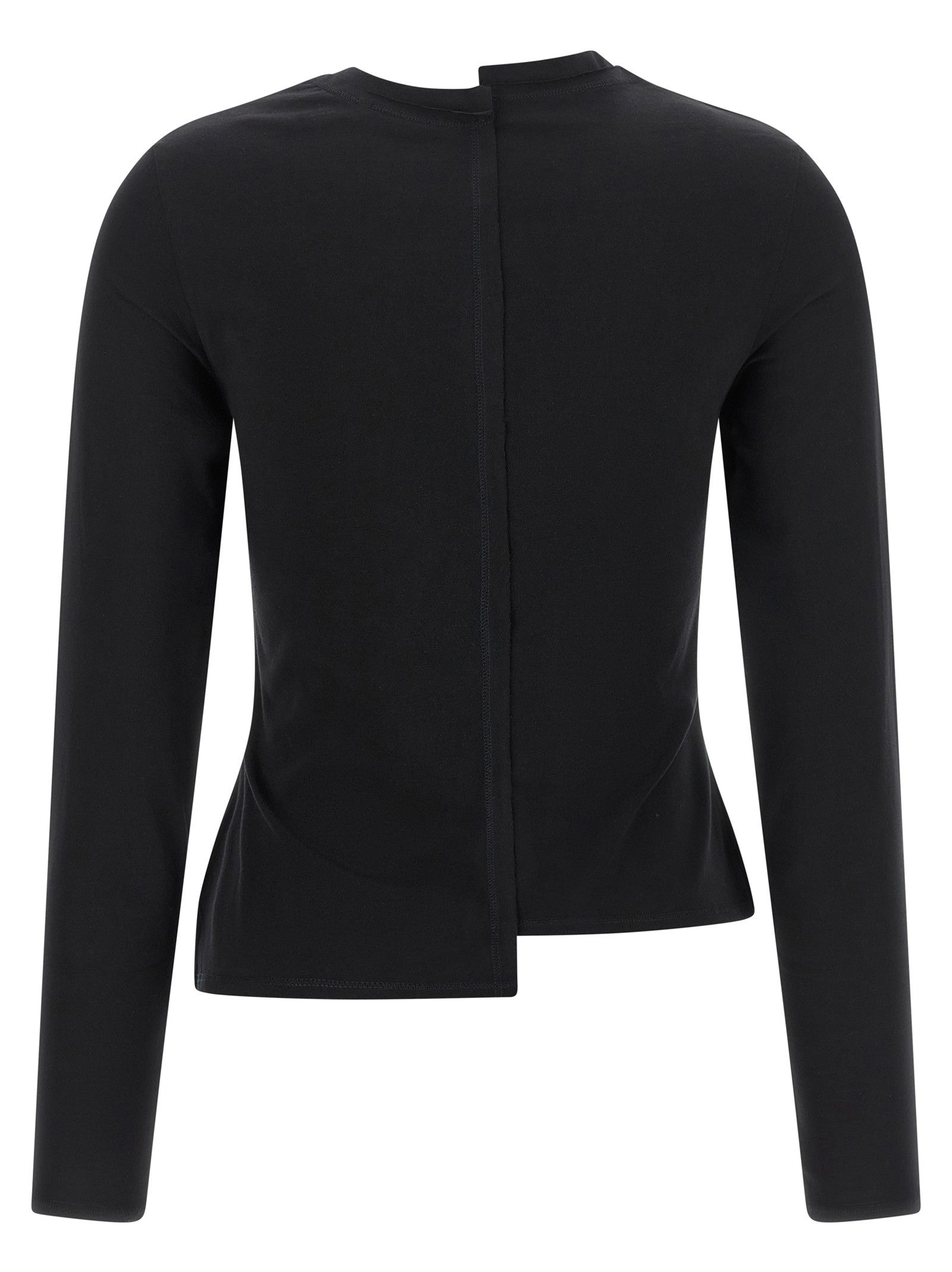 Y-3 Asymmetric Shirt Black