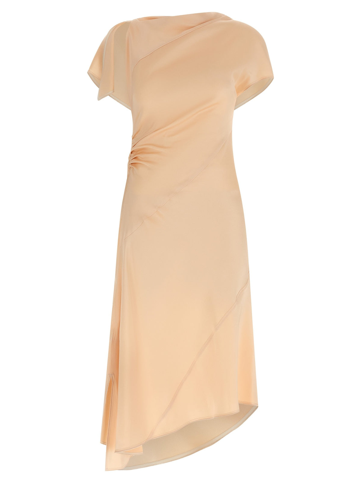 Victoria Beckham Asymmetric Twist Dress Blue