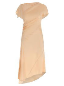 Victoria Beckham Asymmetric Twist Dress Blue