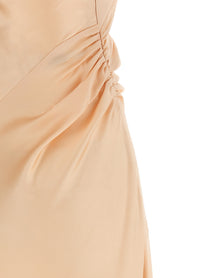 Victoria Beckham Asymmetric Twist Dress Blue