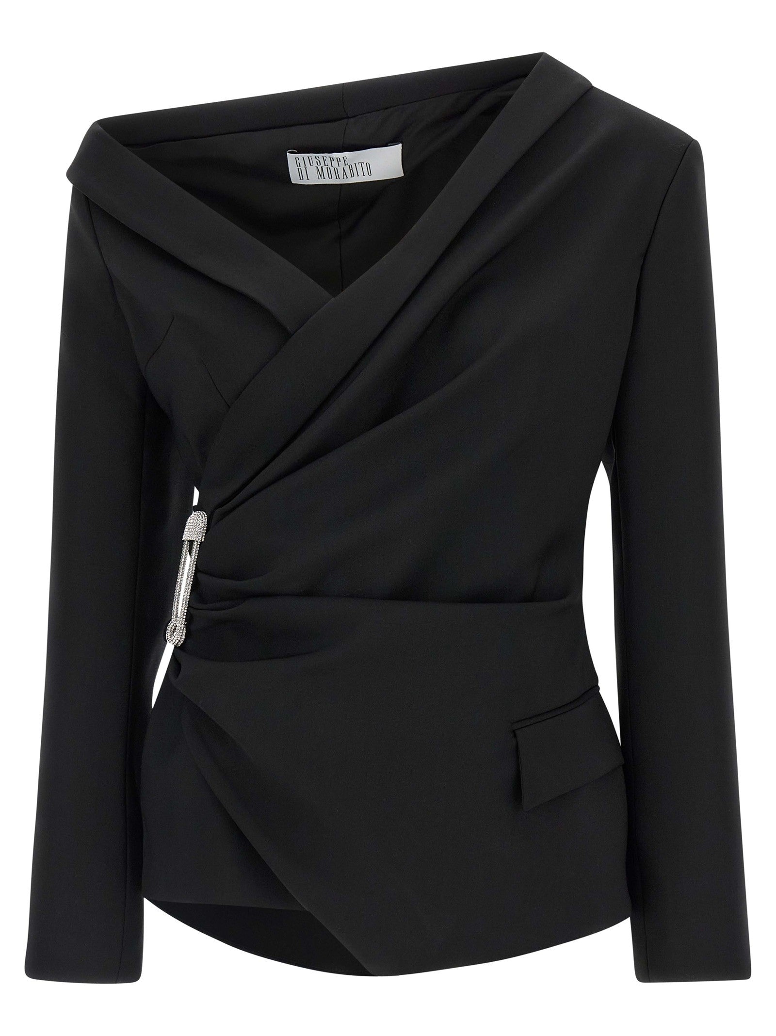 Giuseppe Di Morabito Asymmetrical Blazer Black