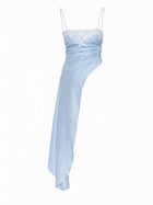 Moschino Women's Asymmetrical Blouse Blue, view 3