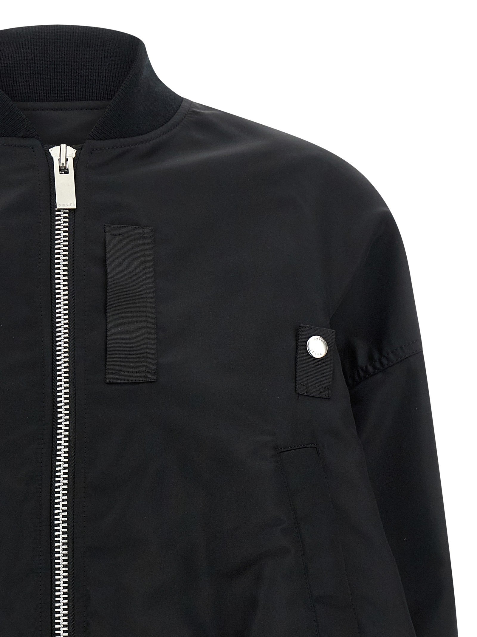 Sacai Asymmetrical Blouson Bottom Black