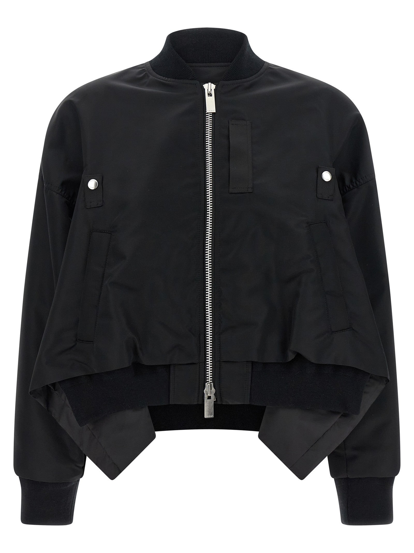 Sacai Asymmetrical Blouson Bottom Black