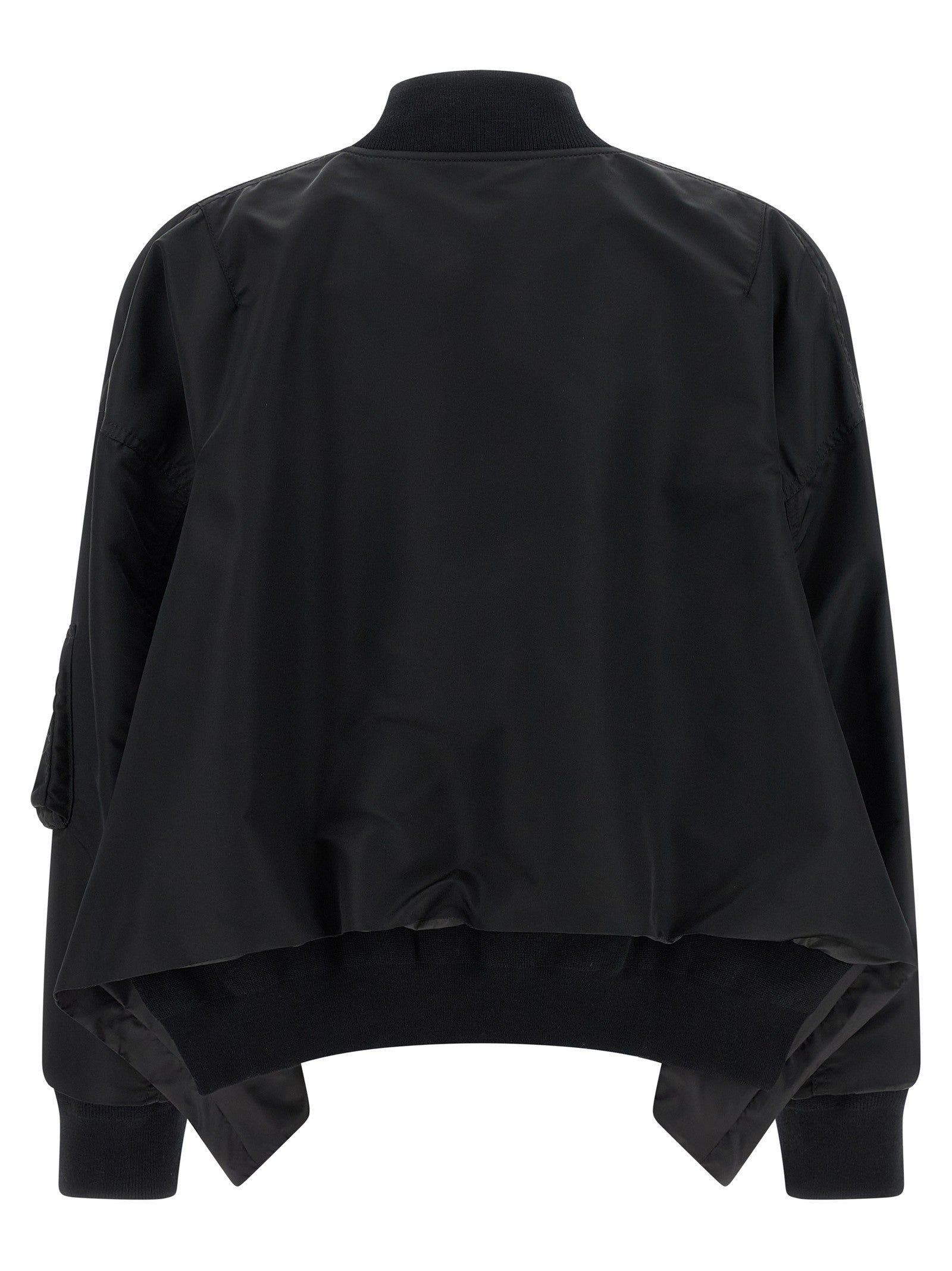 Sacai Asymmetrical Blouson Bottom Black