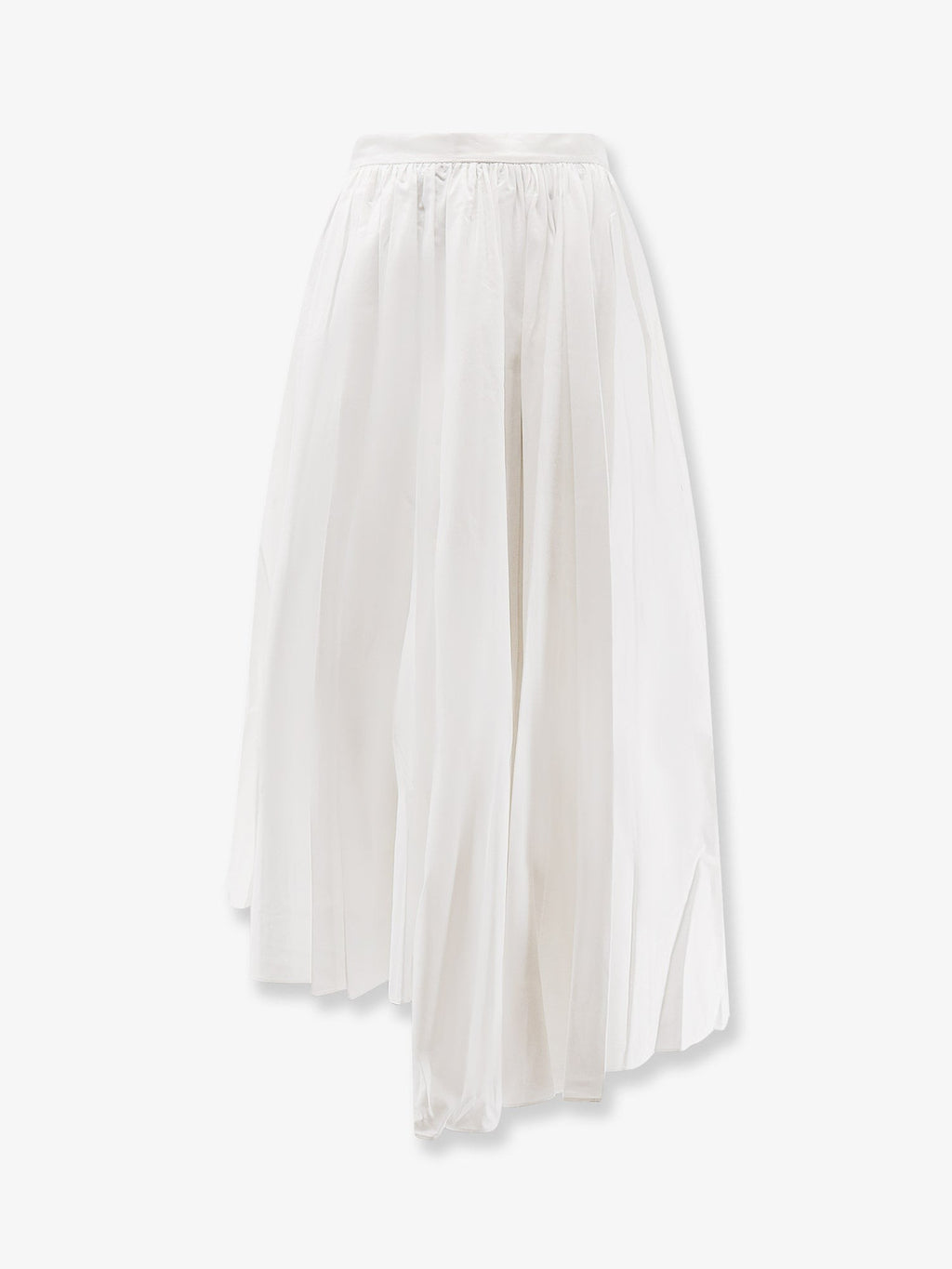 self-portrait Women's Asymmetrical Cotton Skirt White