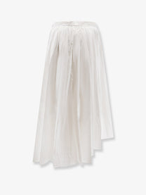 self-portrait Women's Asymmetrical Cotton Skirt White