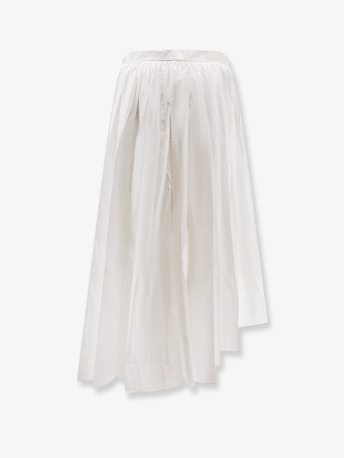 self-portrait Women's Asymmetrical Cotton Skirt White, view 2