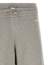 The Attico Asymmetrical Double Waist Trousers Grey