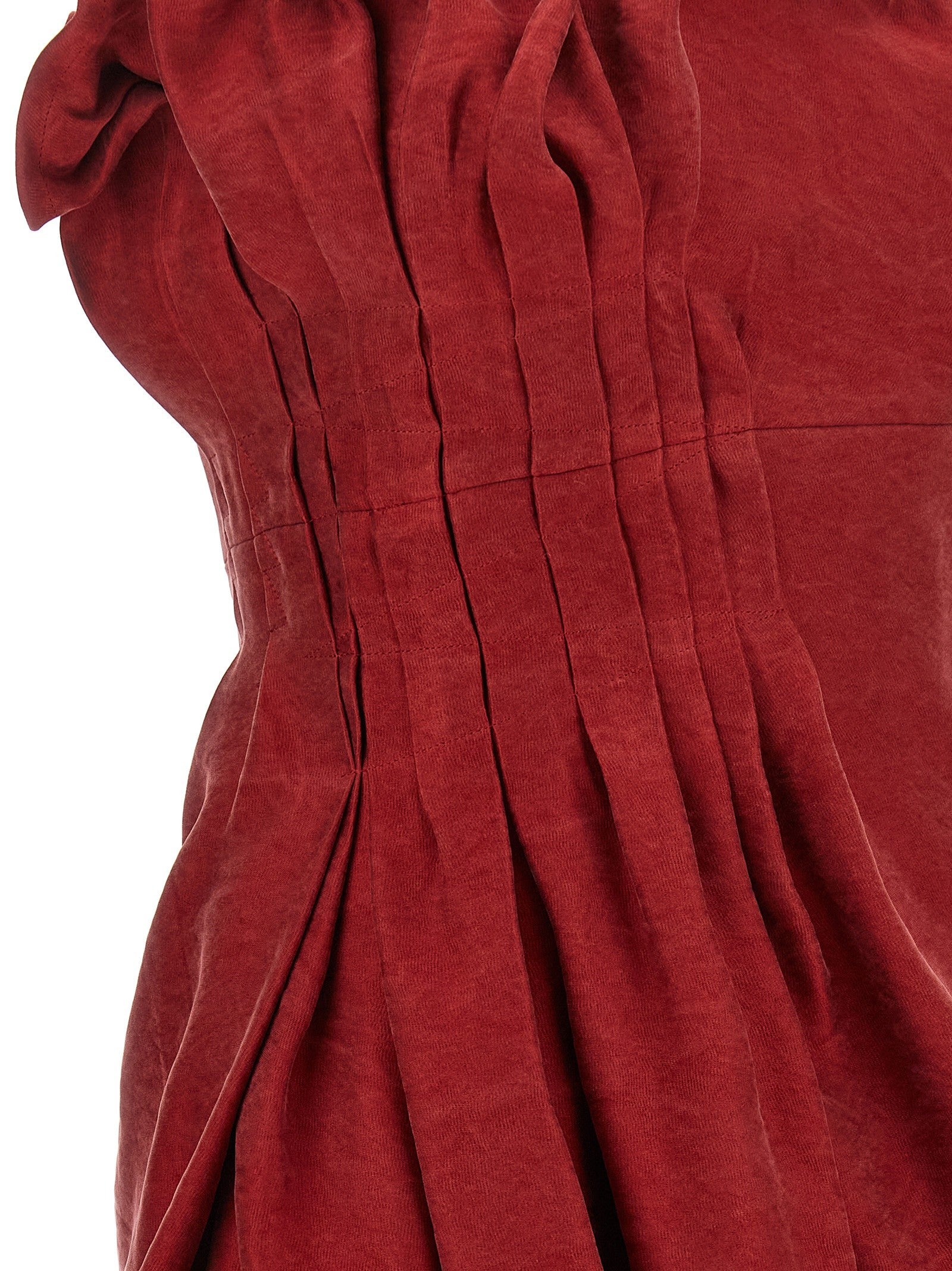 Magda Butrym Asymmetrical Dress Red