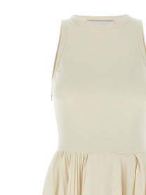 Alexander McQueen Asymmetrical Dress White