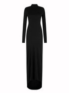 Tom Ford Women's Asymmetrical Evening Dress Black