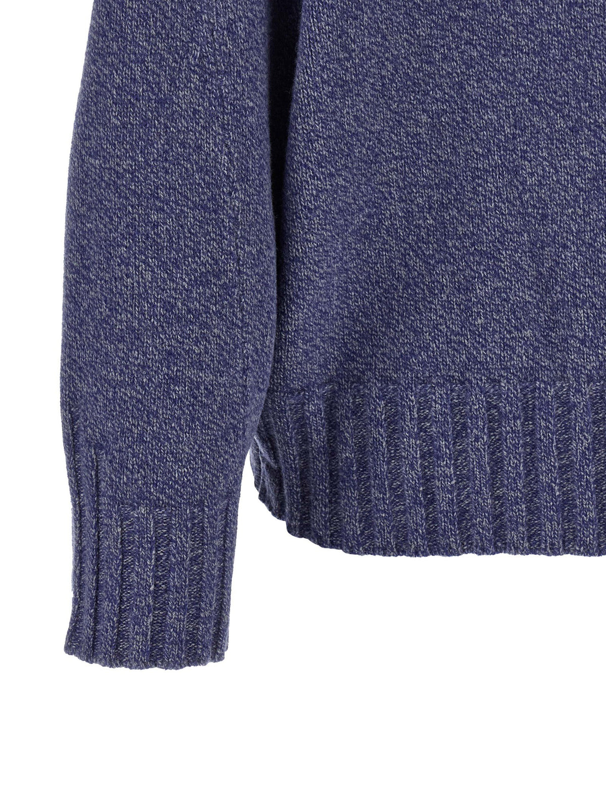 The Attico Asymmetrical Hem Sweater Blue, view 4