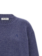 The Attico Asymmetrical Hem Sweater Blue, view 3