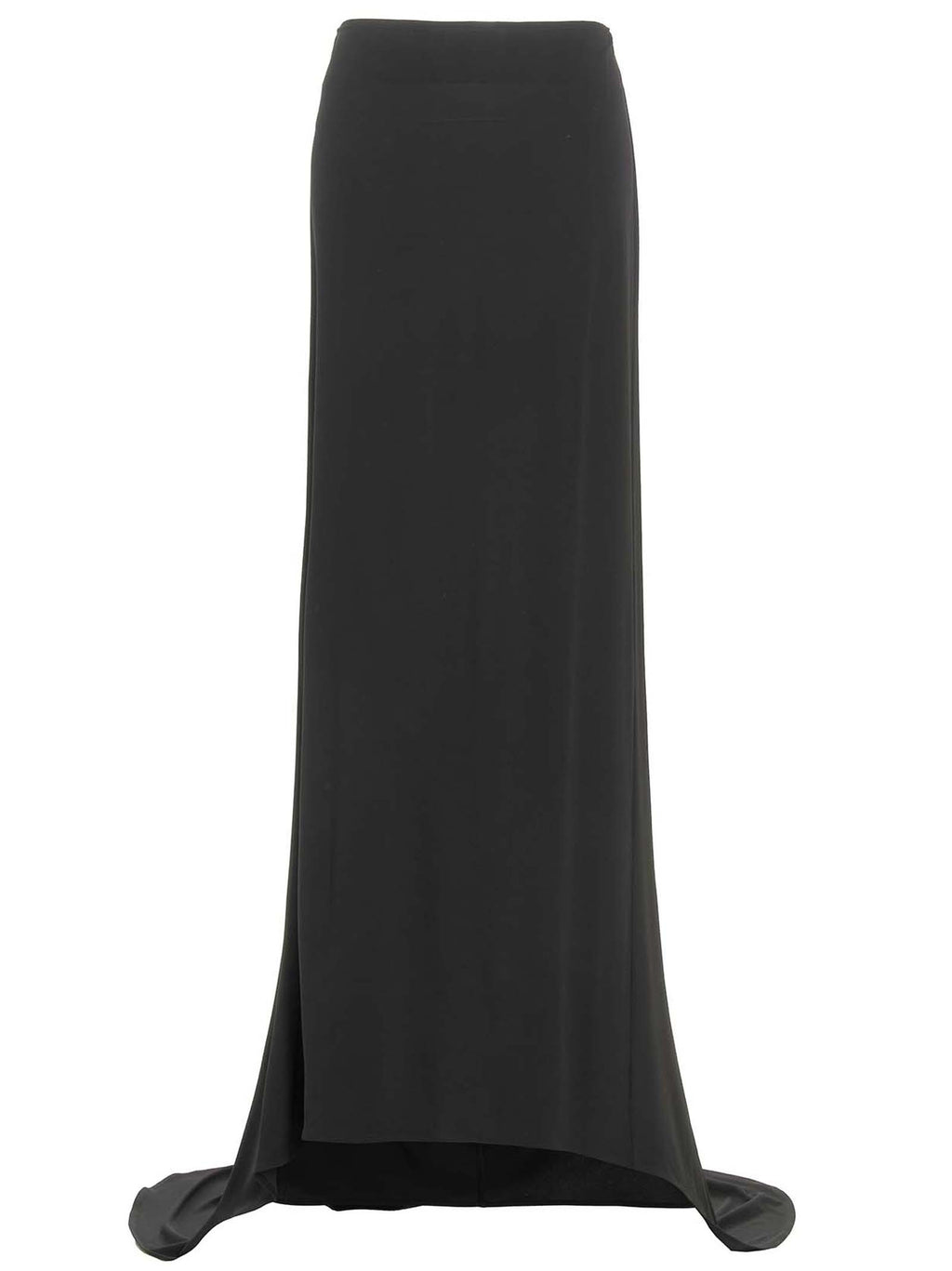 Magda Butrym Asymmetrical Long Skirt Black