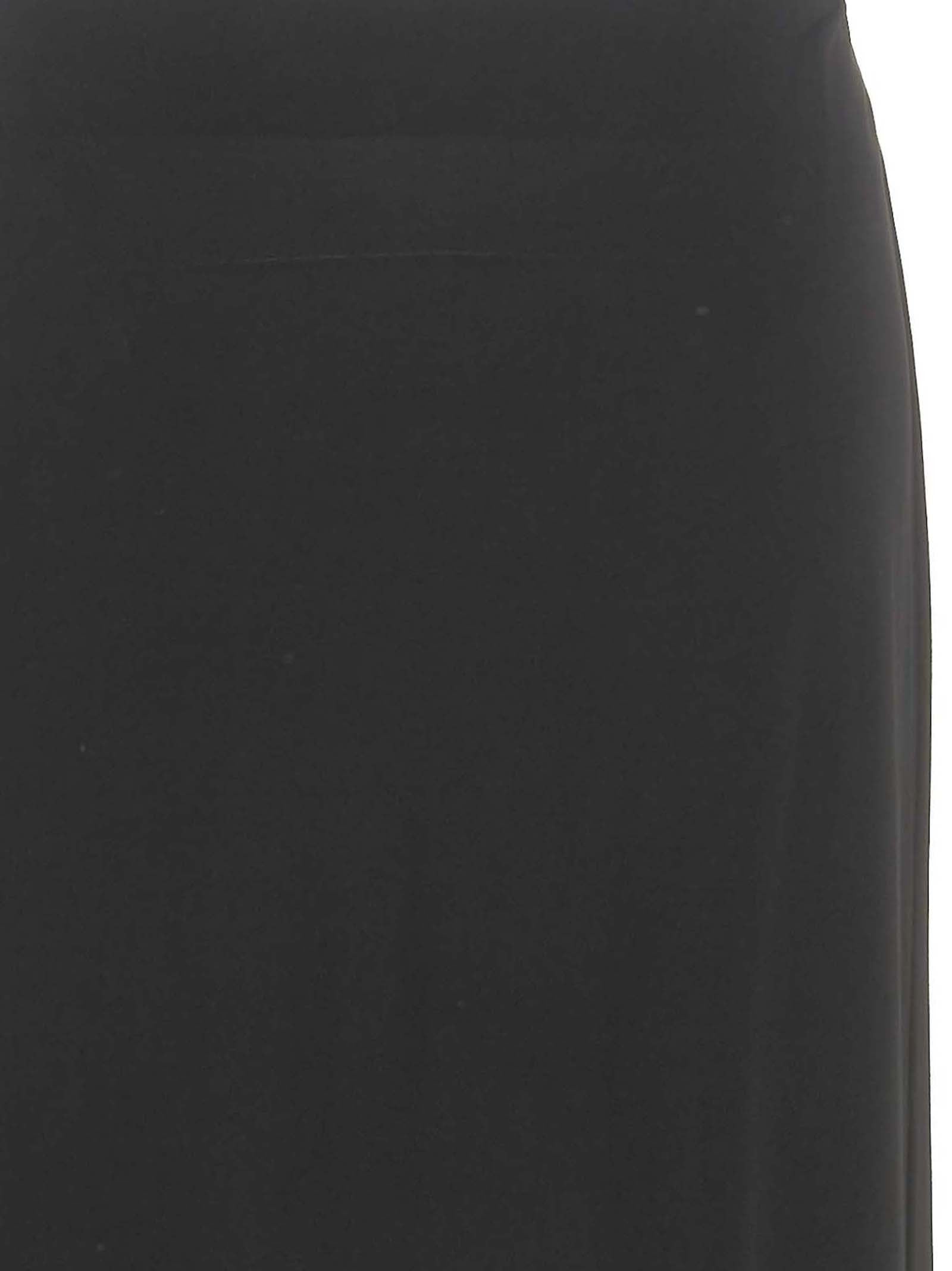 Magda Butrym Asymmetrical Long Skirt Black