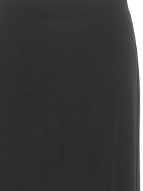 Magda Butrym Asymmetrical Long Skirt Black