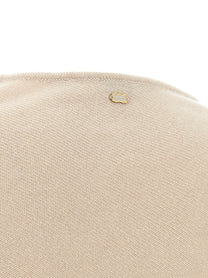 Agnona Asymmetrical Mesh Beige