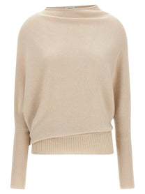 Agnona Asymmetrical Mesh Beige