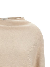 Agnona Asymmetrical Mesh Beige