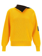 Loewe Asymmetrical Neck Sweater Yellow