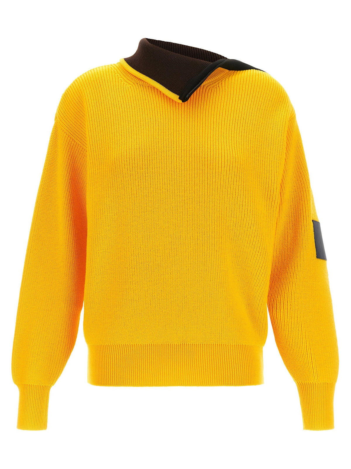 Loewe Asymmetrical Neck Sweater Yellow