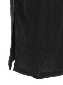 Lemaire Asymmetrical Shirt Dress Dress Black