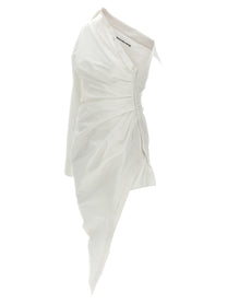 alexanderwang Asymmetrical Shirt Dress White