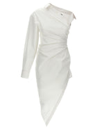 alexanderwang Asymmetrical Shirt Dress White